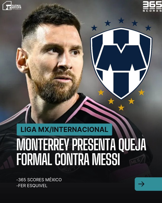 Mexican press accused Messi of interfering in the Monterrey match against Inter Miami - Photo 2.