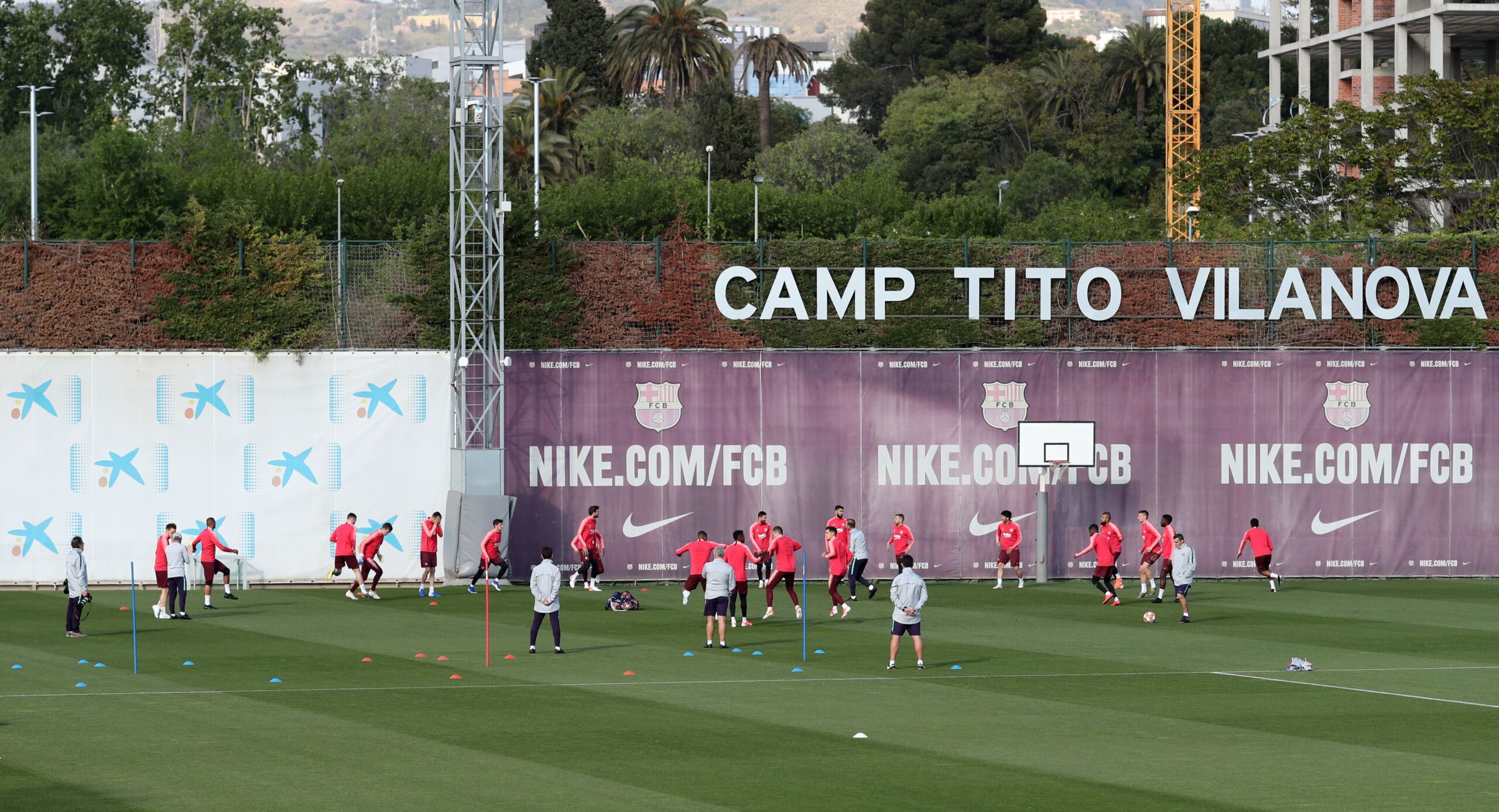 Barcelona's stars are put through their paces