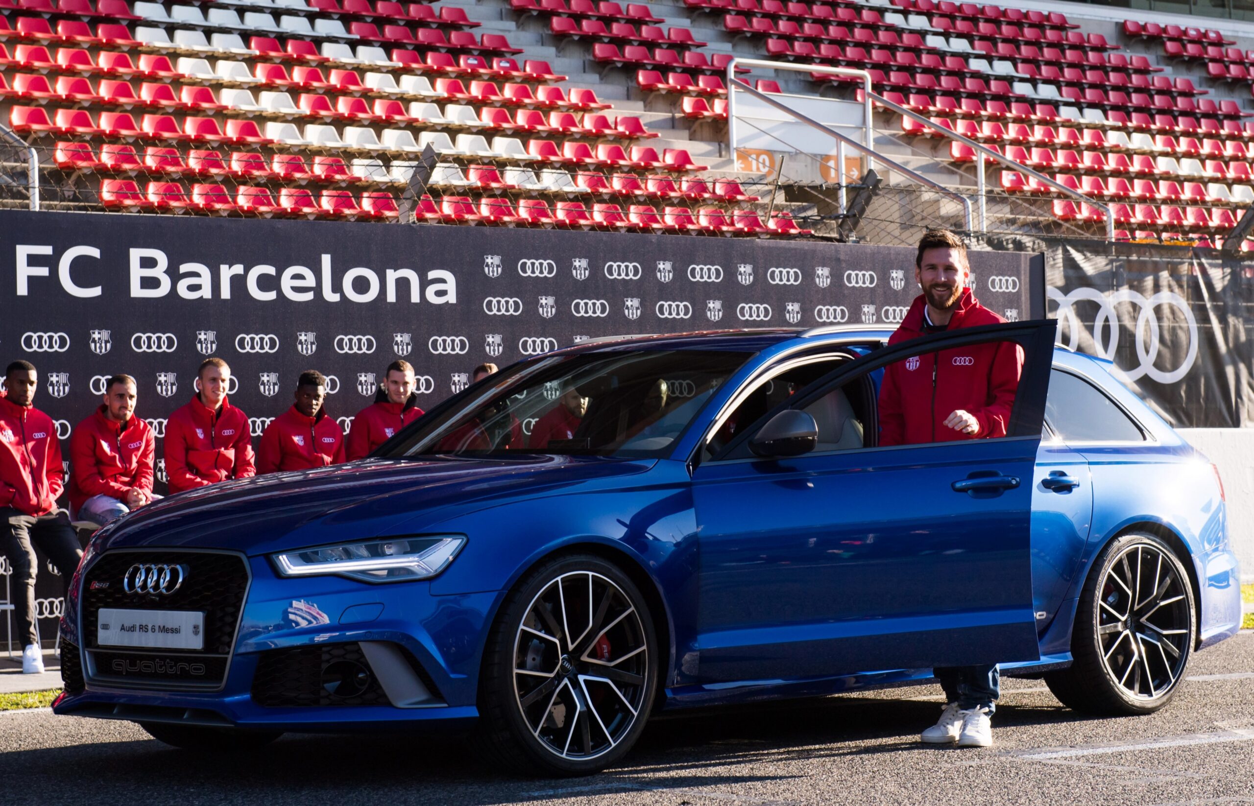 Barcelona's sponsorship deal with Audi has since expired