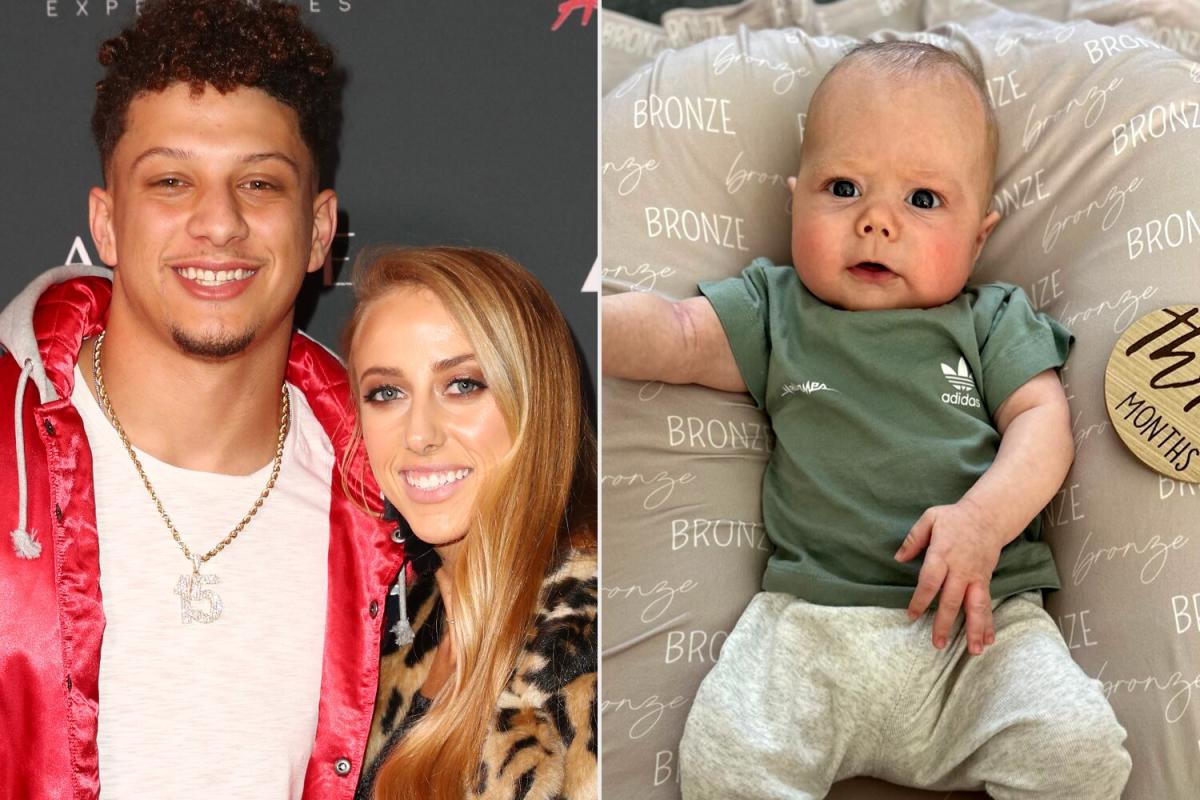 Brittany Mahomes Celebrates Son Bronze Turning 3 Months with Adorable New  Photos: 'My Boy'