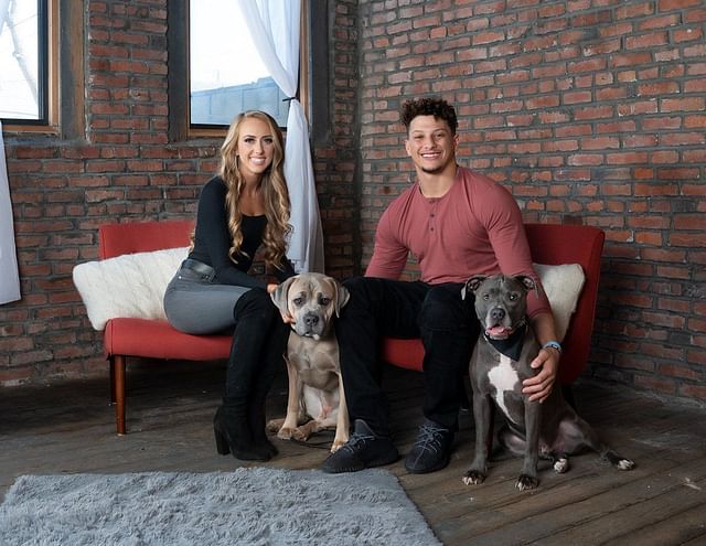 Brittany Mahomes shares the perils of being a dog parent and petting  another pup