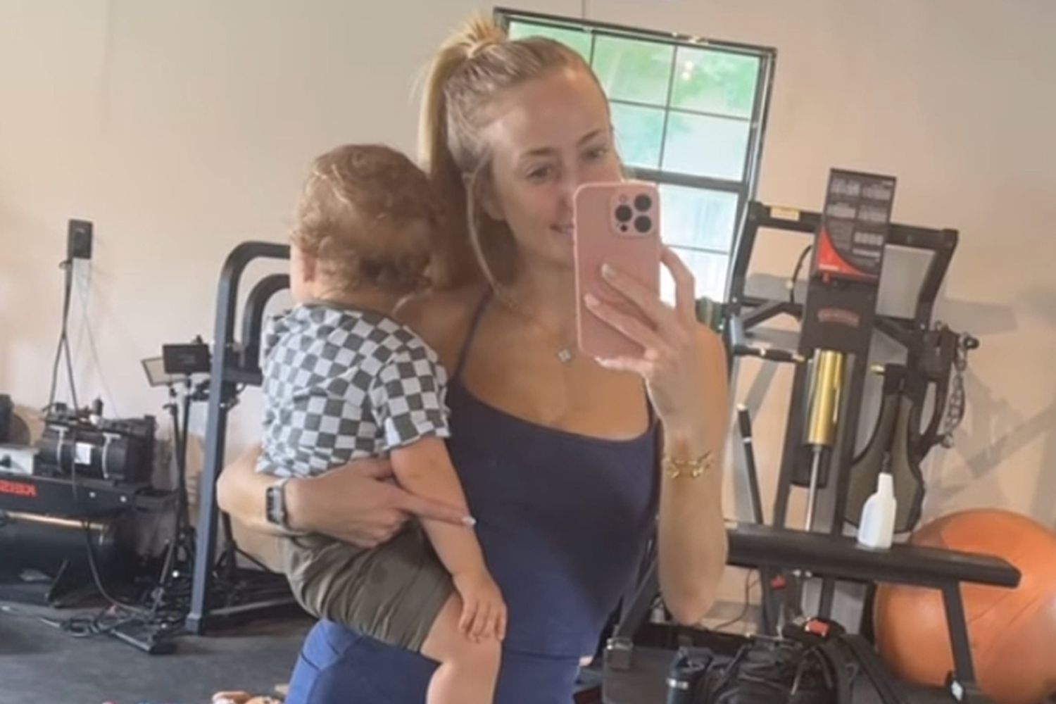 Brittany Mahomes Posts Cute Workout Video with Son Bronze