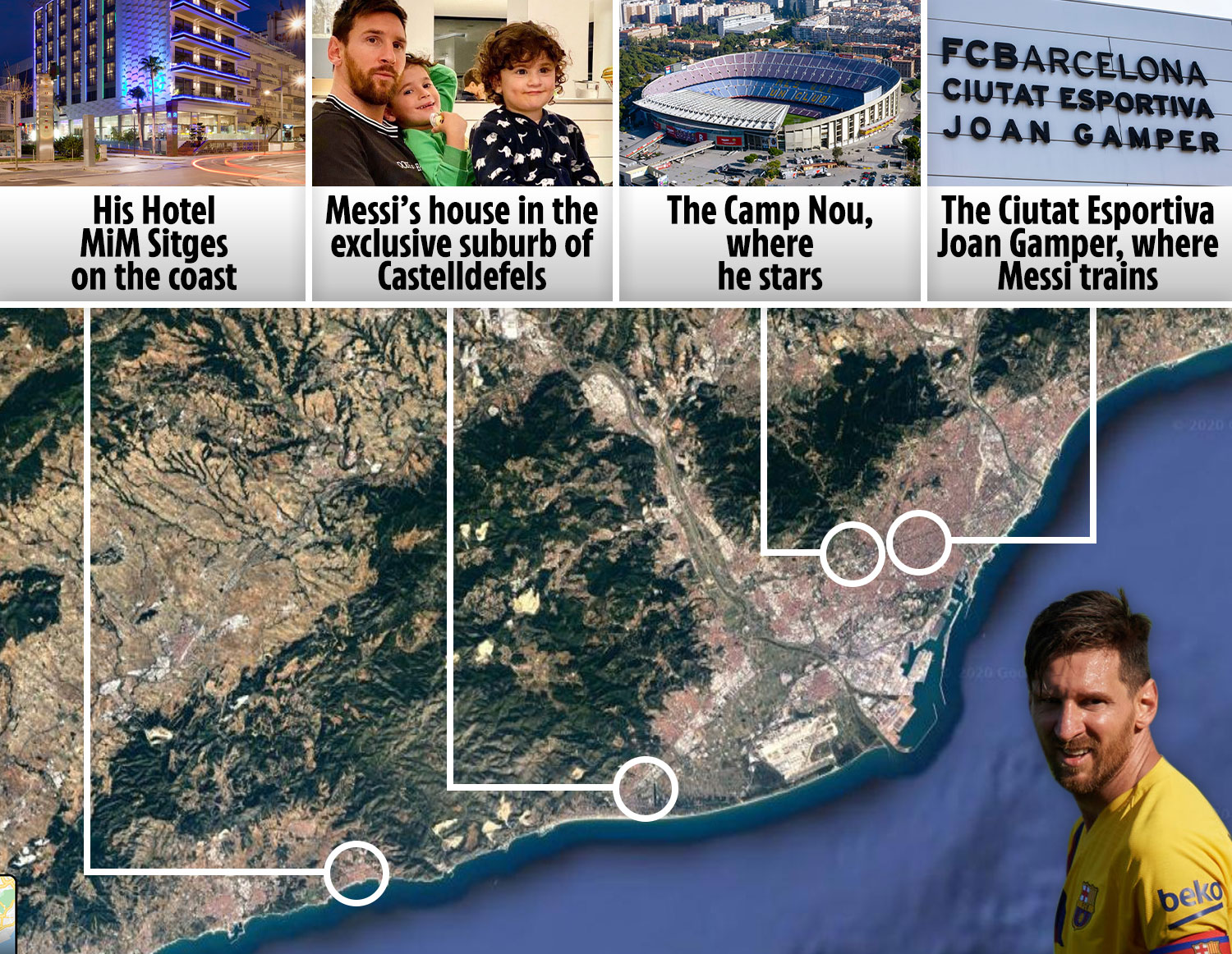 Lionel Messi has built an incredible lifestyle in Barcelona - but could now be going elsewhere
