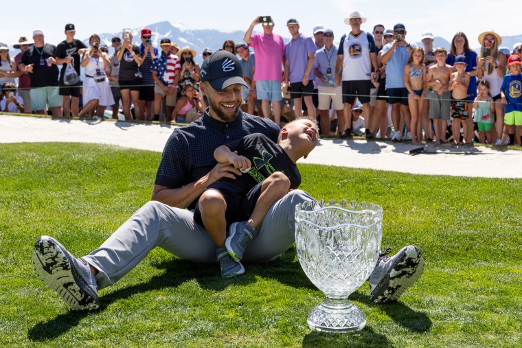 Stephen Curry Wins Celebrity Golf Tournament After Hole-In-One Shot