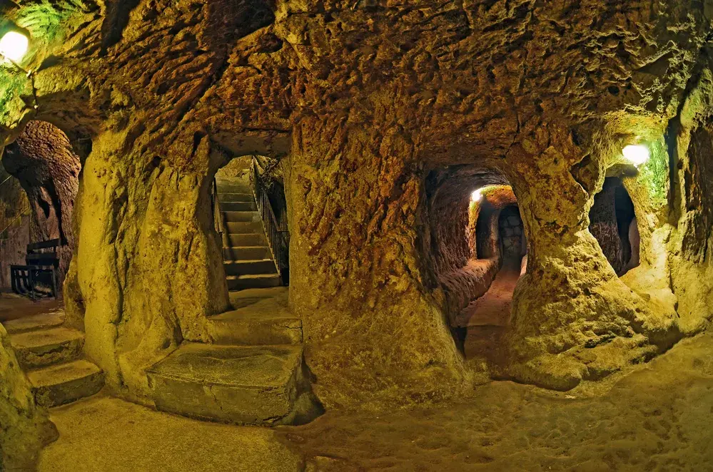 Derinkuyu cave underground city, Cappadocia, Turkey