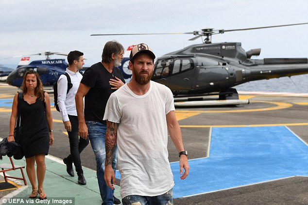 Lionel Messi made everyone admire when he purchased a private plane worth £12 million simply to perform flying in the sky with his shirs