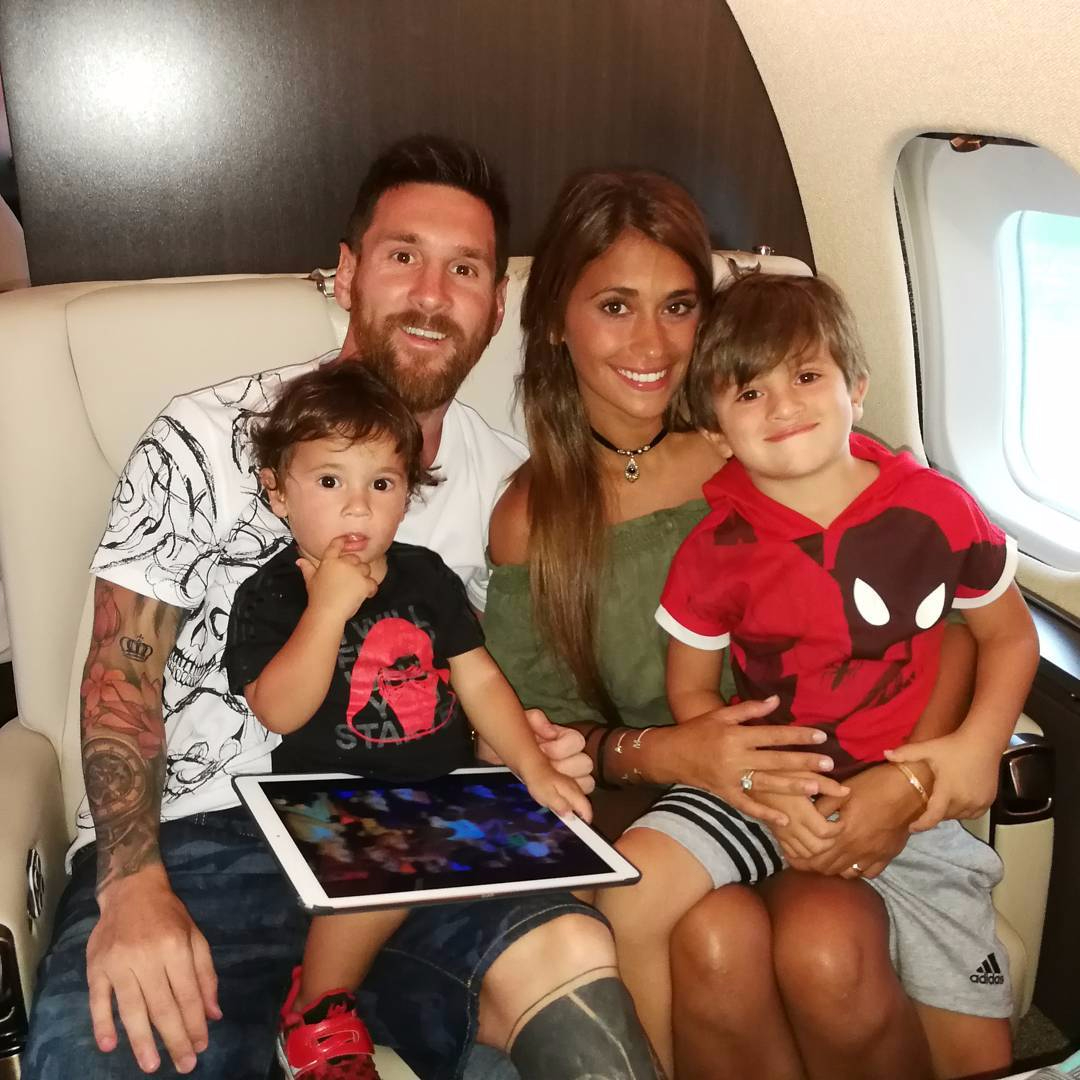 Lionel Messi made everyone admire when he purchased a private plane worth £12 million simply to perform flying in the sky with his shirs