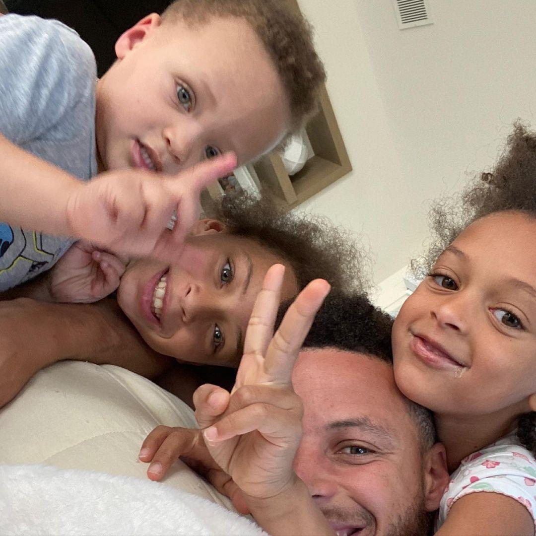NBA Superstar Stephen Curry Is 'Just Dad' To His Kids