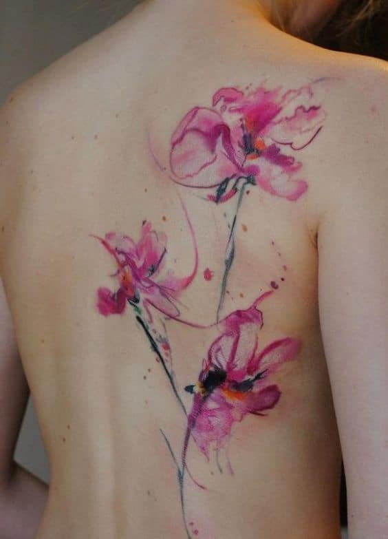 Watercolor tattoo 4