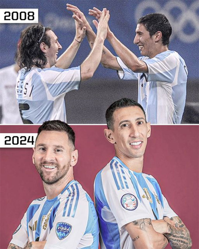 From the 2008 Olympics to the Copa America 2024 Final: Lionel Messi and Angel Di Maria Have Experienced It All Together 🇦🇷