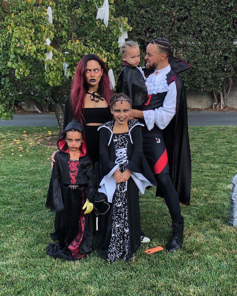 Ayesha Curry, Stephen Curry, Riley Curry, Halloween 2020