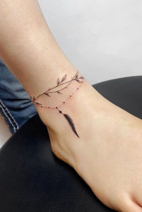 Beautiful Ankle Tattoo Designs to Elevate Your Charm