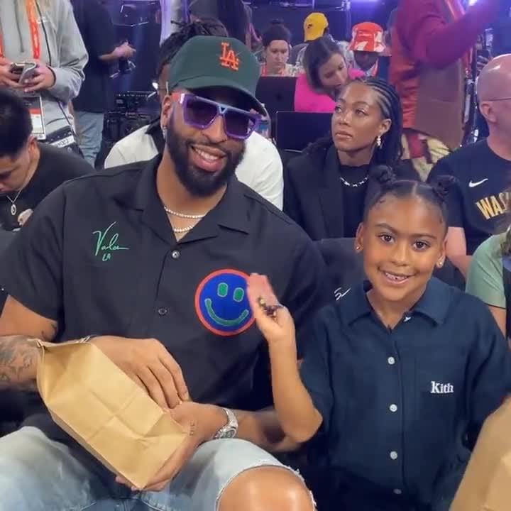 Anthony Davis and his adorable daughter, sharing heartwarming moments together