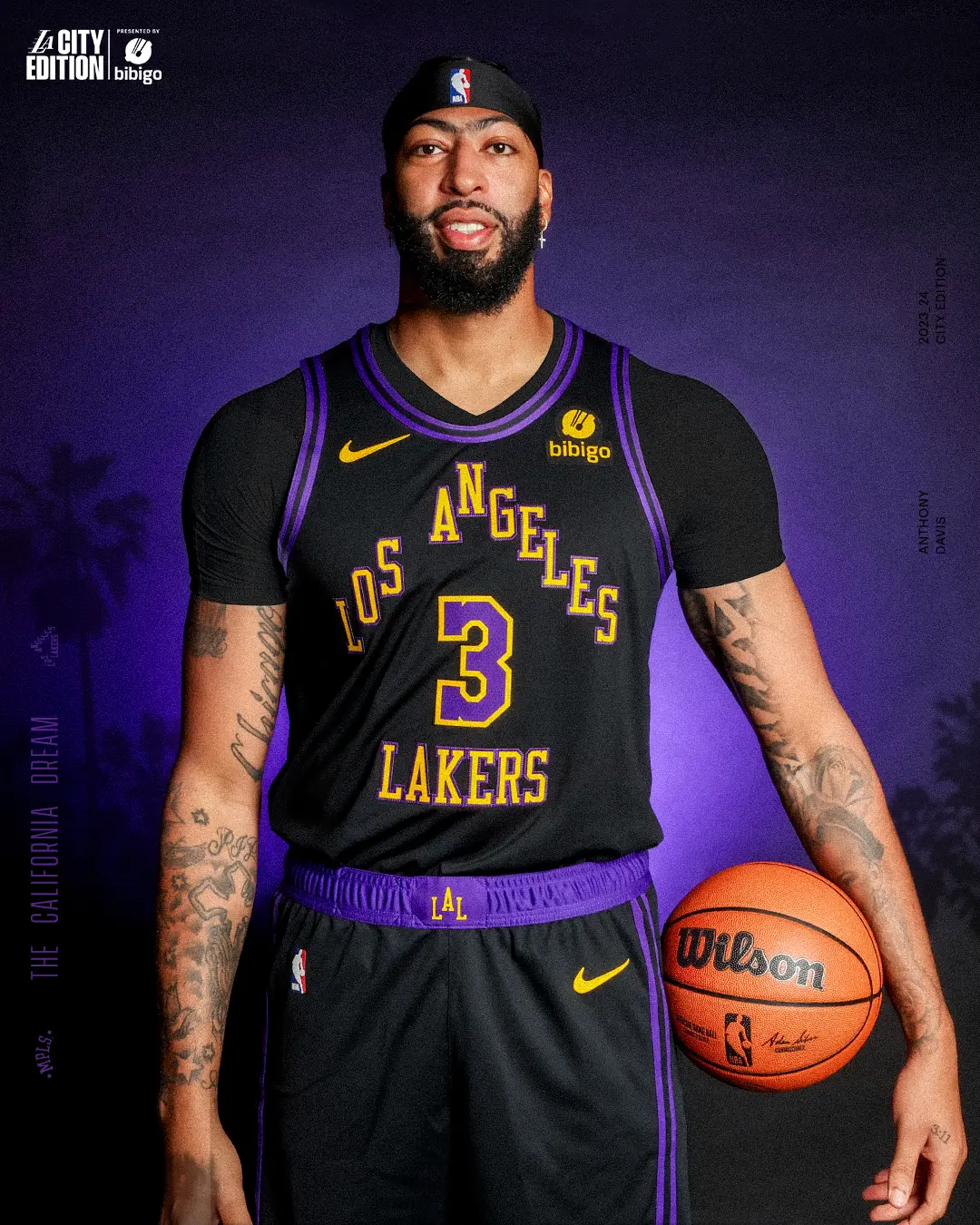 PHOTO GALLERY: Los Angeles Lakers launched a new jersey with black and purple as the main color