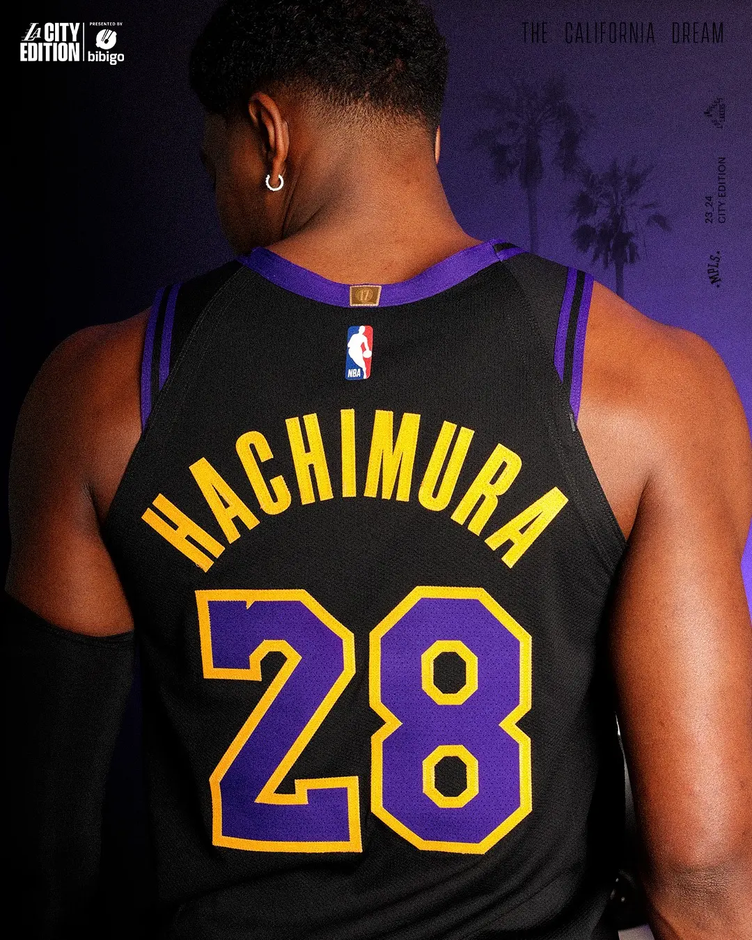 PHOTO GALLERY: Los Angeles Lakers launched a new jersey with black and purple as the main color