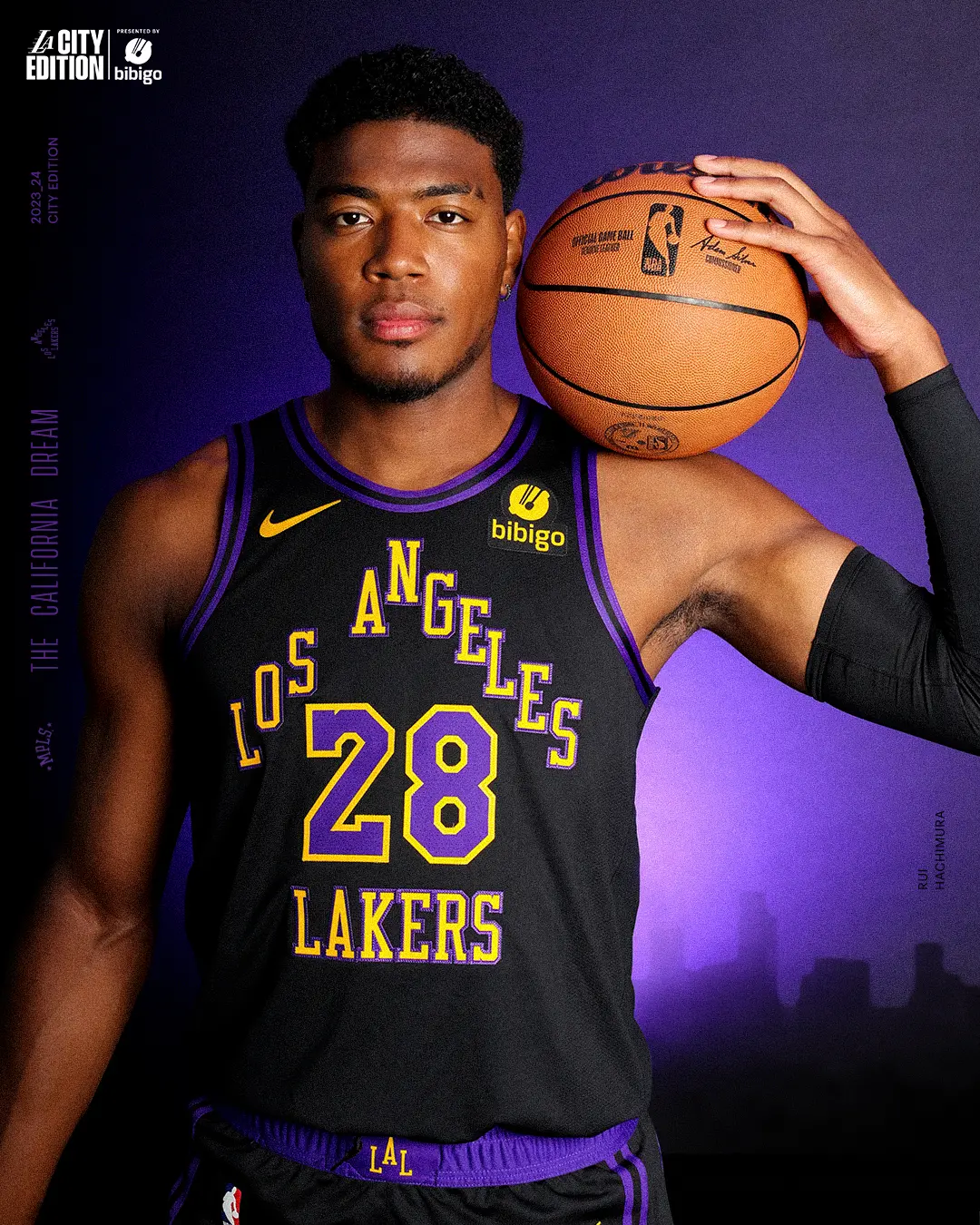 PHOTO GALLERY: Los Angeles Lakers launched a new jersey with black and purple as the main color