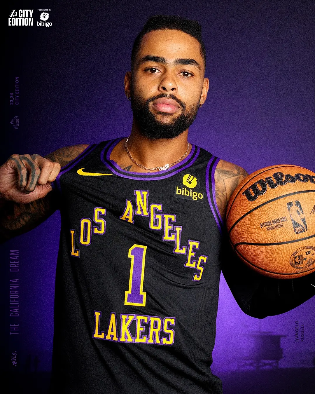 PHOTO GALLERY: Los Angeles Lakers launched a new jersey with black and purple as the main color