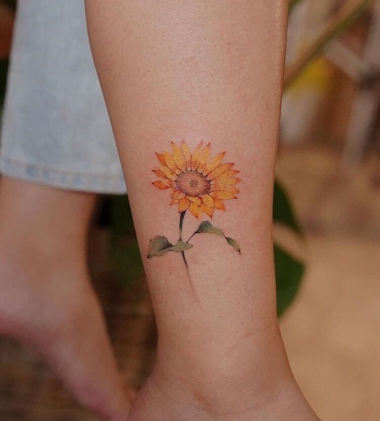 Delicate Watercolor Tattoo