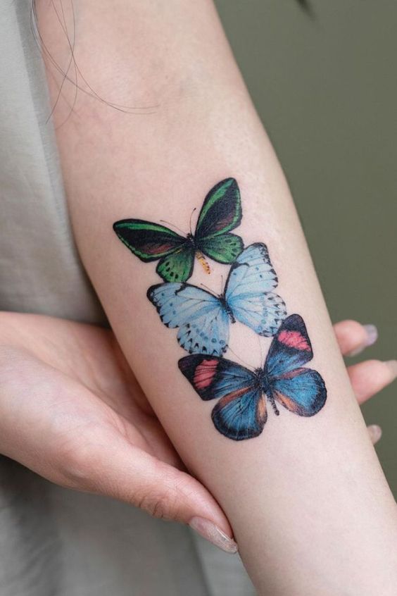 Explore 25 Unique Watercolor Butterfly Tattoo Ideas for 2024: Stunning Designs for Women – Arm, Back, and Hand Styles