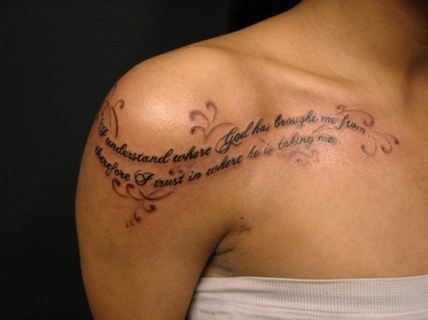 quotes clavicle tattoo