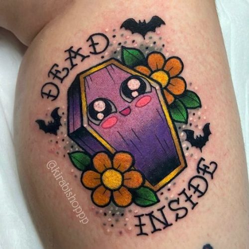 Unveiling 25 Cute Halloween Tattoo Designs: Ghosts, Ghouls, and Whimsical Wonders – Get Inked!