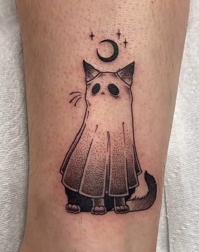 Unveiling 25 Cute Halloween Tattoo Designs: Ghosts, Ghouls, and Whimsical Wonders – Get Inked!