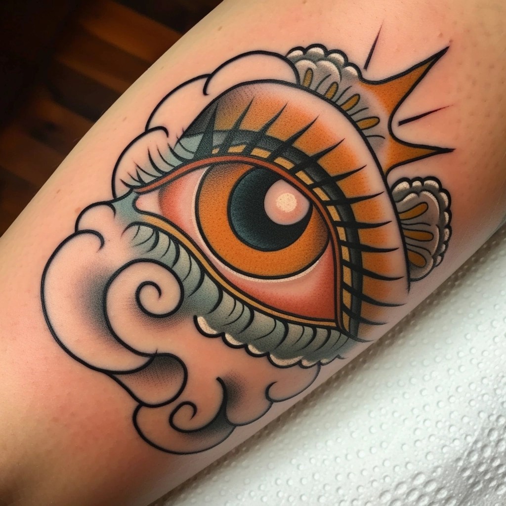 The Eye Tattoo is a Profound Expression of Symbolism and Meaning