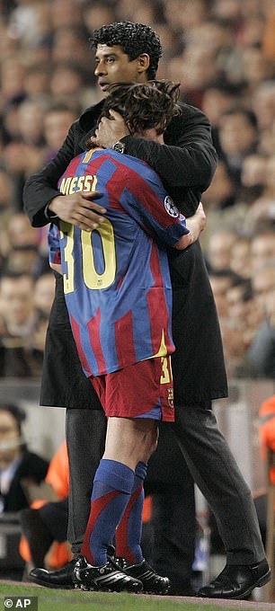 He broke into the Barcelona team under Dutch boss Frank Rijkaard at the tender age of 17