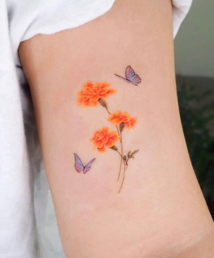 Delicate Watercolor Tattoos by Eunyu