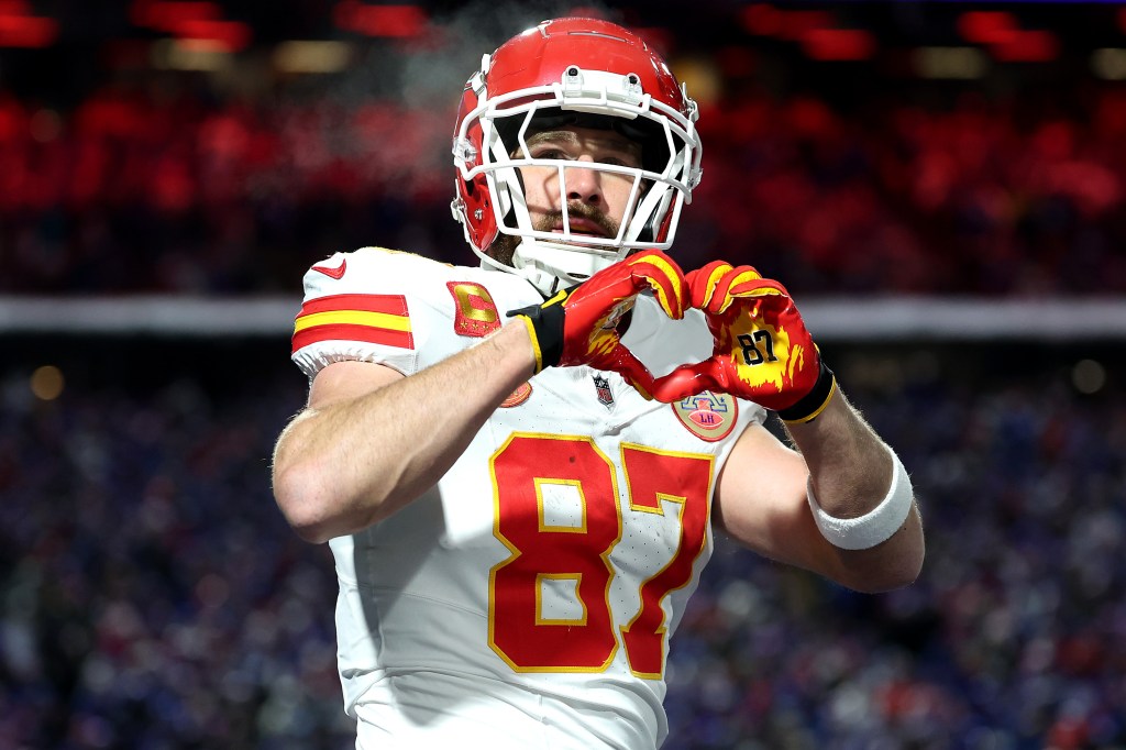 Travis Kelce at January 2024 NFL game