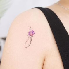 This contains an image of: 46 Unique Initial Tattoos For Men and Women - Our Mindful Life