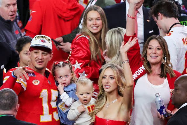 Ethan Miller/Getty&nbsp; Brittany and Patrick Mahomes family