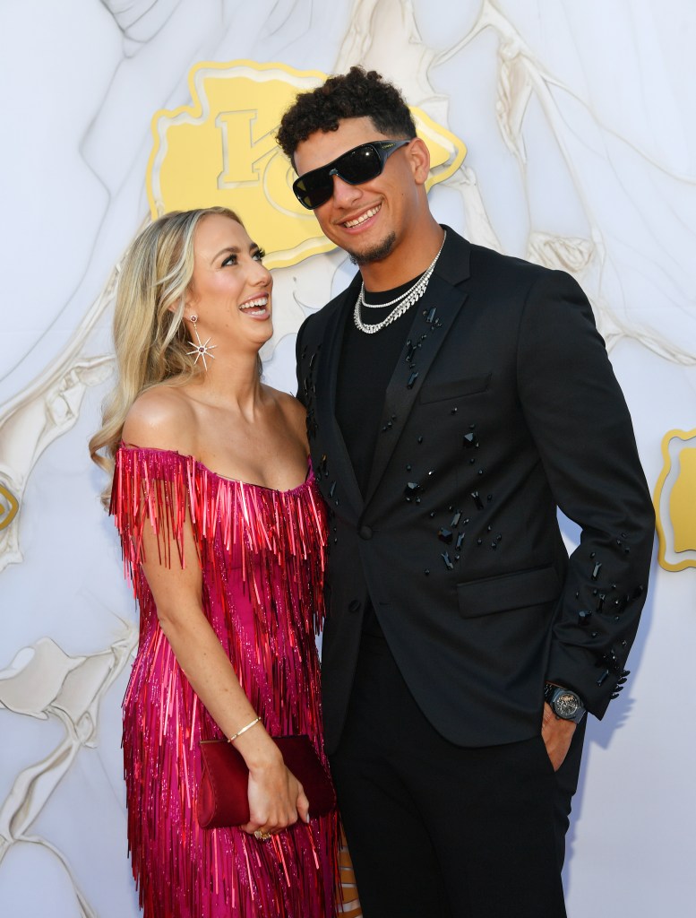 Brittany Mahomes and Patrick Mahomes in June 2024