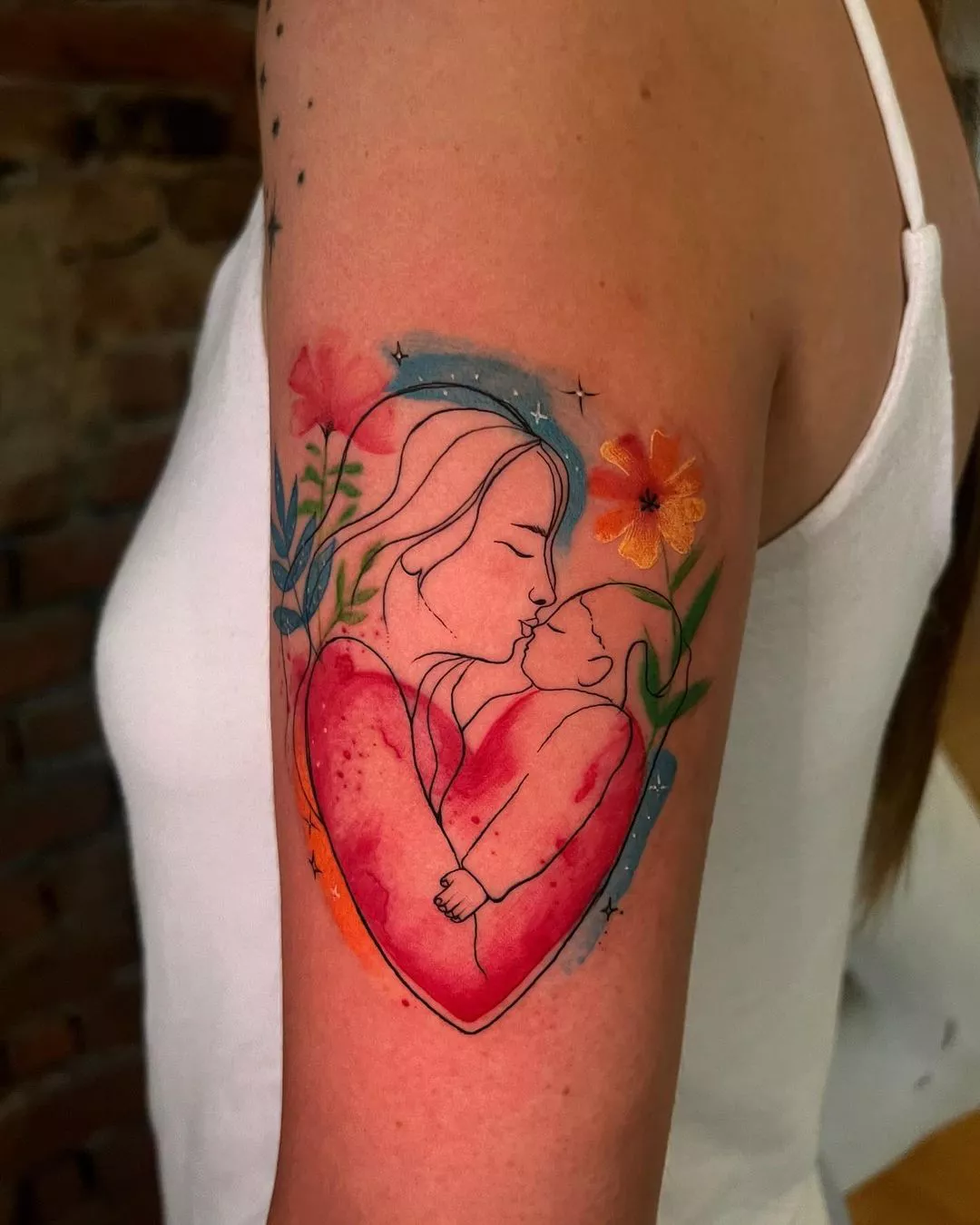 Meaningful Moment Watercolor Tattoos