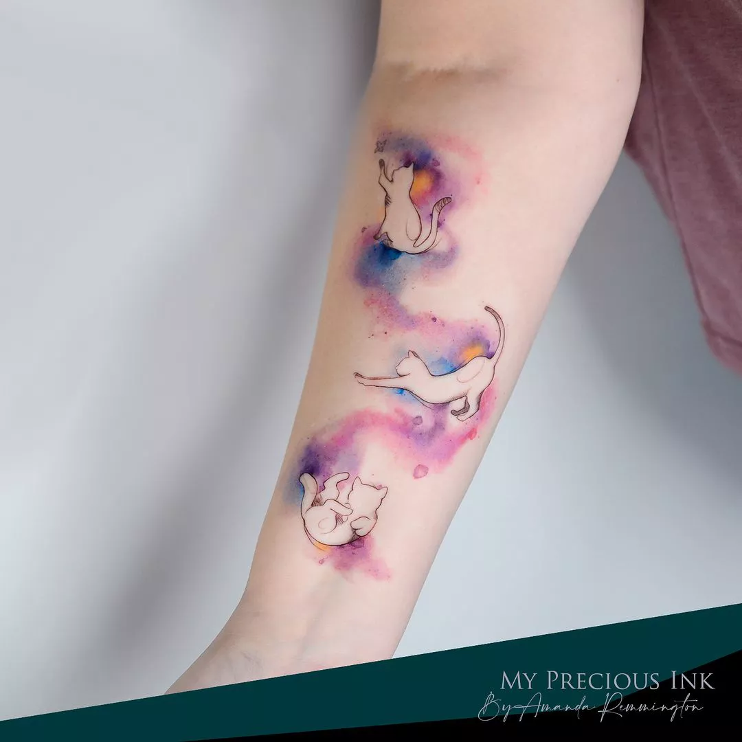 Fanciful Illustration Watercolor Tattoos