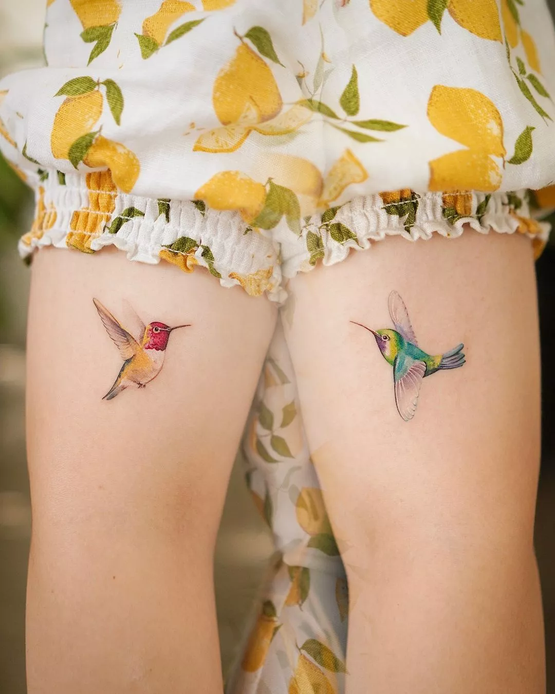 Beautiful Birds Watercolor Tattoos