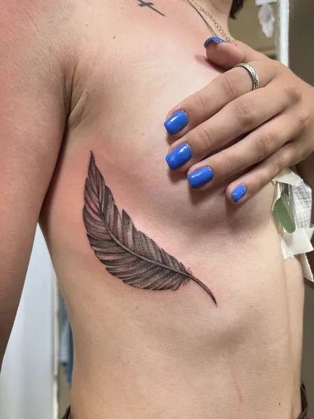 Feather Rib Tattoo