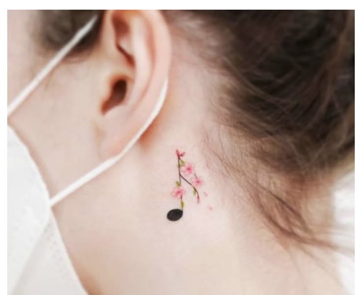 Pin by Tonya Siebert on Tattoos | Small music tattoos, Music tattoos, Ear tattoo