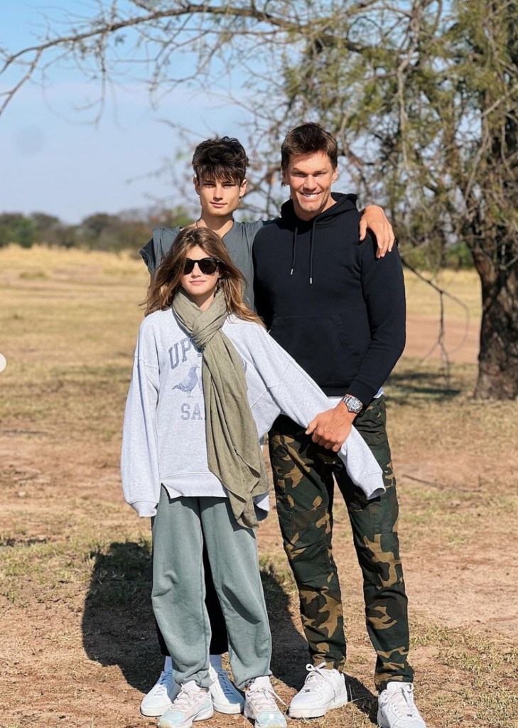 Tom Brady and kids via Instagram