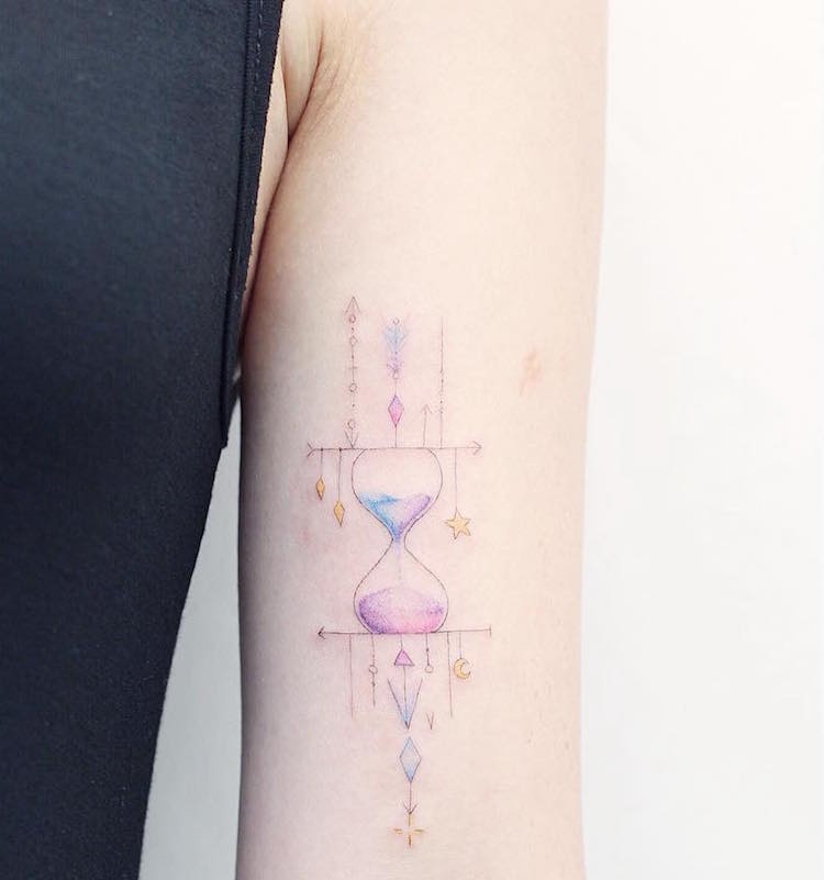 pastel tattoos mini lau hello tattoo
