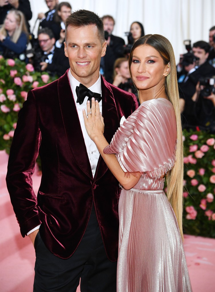 Tom Brady and Gisele Bündchen at May 2019 Met Gala