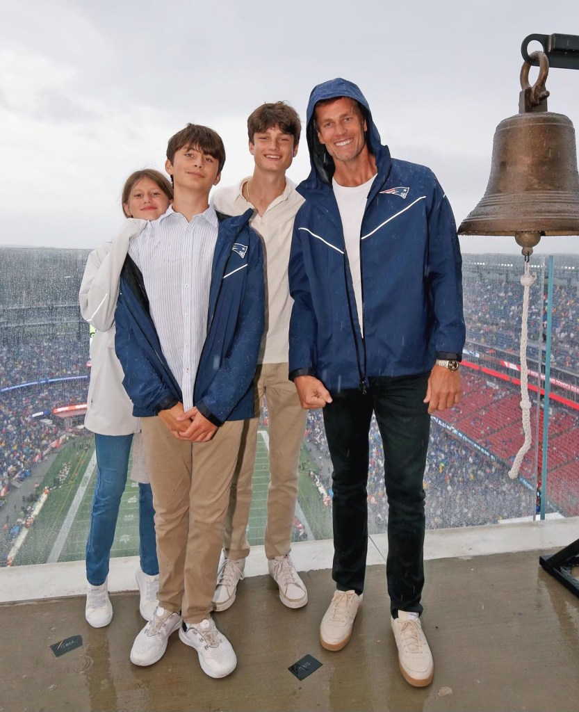 Tom Brady and kids